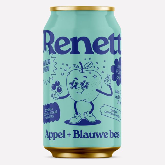 Renett Appel + Blauwe bes