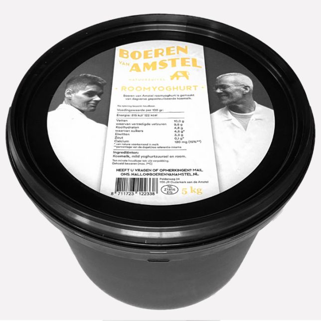 Boeren van Amstel - Verse boerenroomyoghurt 10% vet