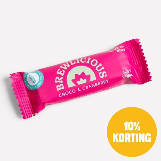 Brewlicious bar choco cranberry bulk