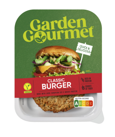 Garden gourmet vegan burger