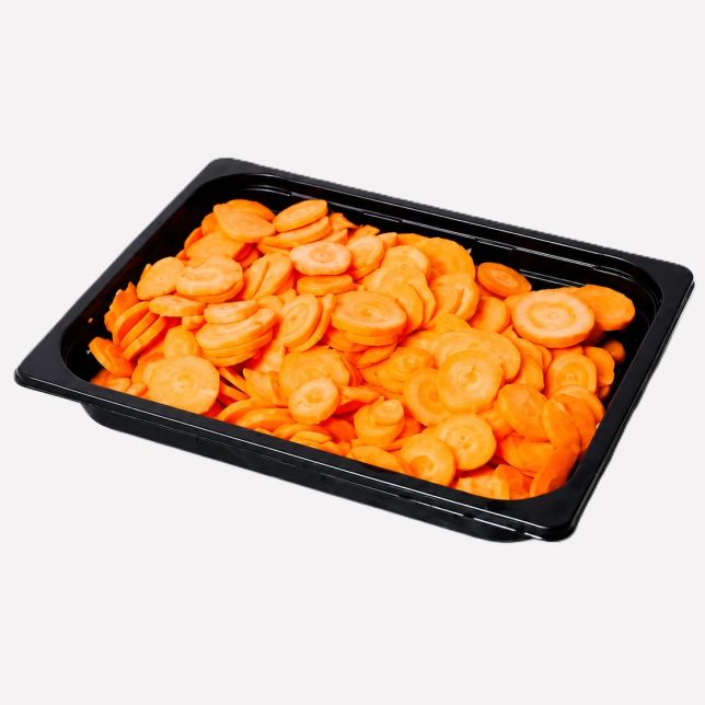 Winterpeen oranje gesneden plak 2 mm