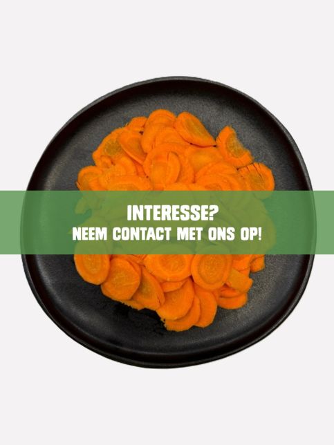 Wortel gesneden schijf 3mm