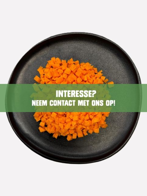 Zoete aardappel gesneden blok 10mm