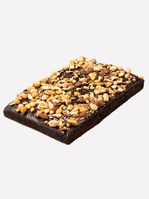 Plant based brownie salted caramel & nuts