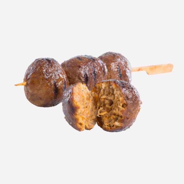 Gekruide (hybride) mini gehaktbal