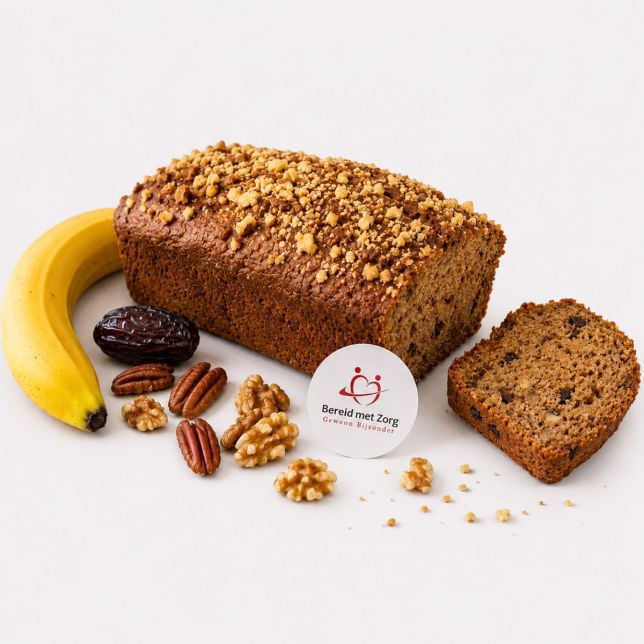Circulaire bananenbrood loaf