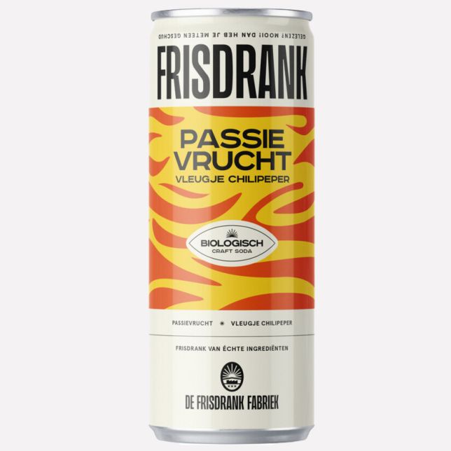 Frisdrank - Passievrucht & rode peper (blik)