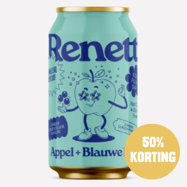Renett Appel + Blauwe bes