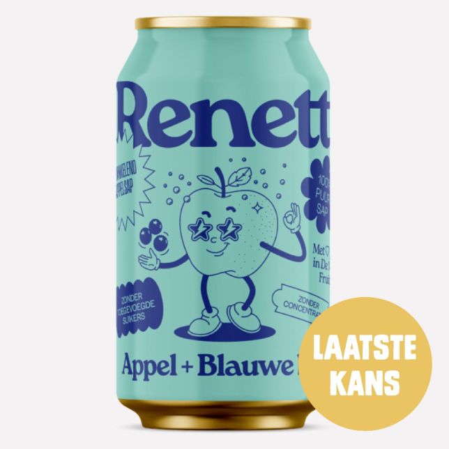 Renett Appel + Blauwe bes