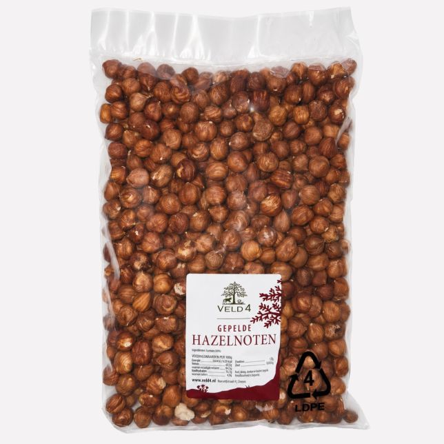 Gepelde hazelnoten