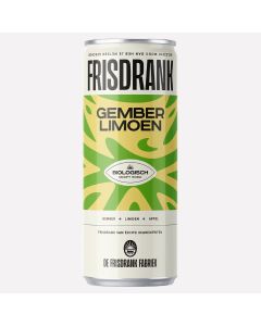Frisdrank - Gember & limoen (blik)