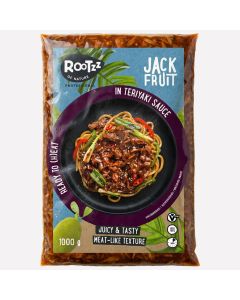 Jackfruit in teriyaki sauce