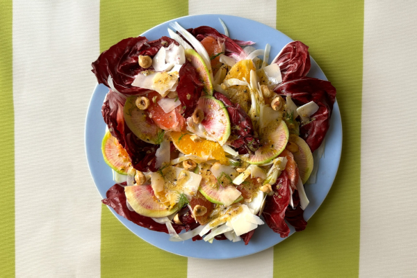 Venkel citrus salade met honing mosterd dressing 