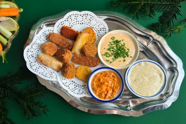 Drie snelle dips met vegan GRO-Snacks 