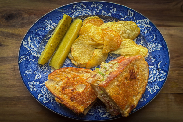 Makkelijke vegetarische “tuna” melt