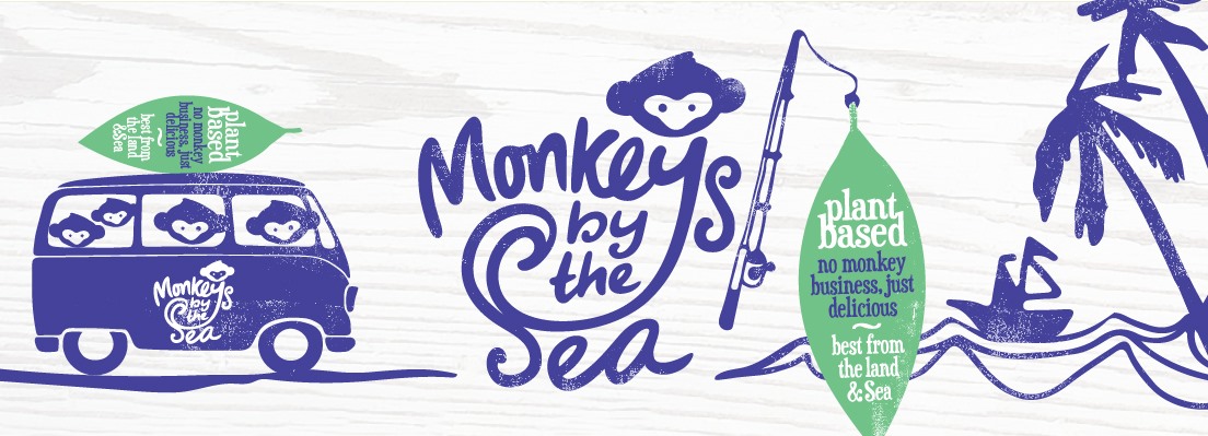 Monkeys by the Sea achtergrond