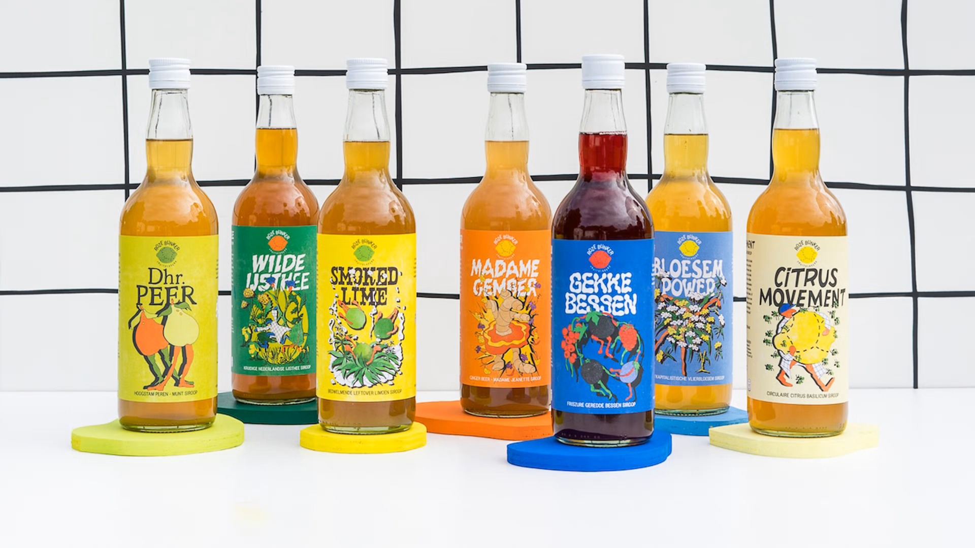 Roze Bunker achtergrond